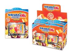 Конфета освежающая Холодок® (со вкусом тропических фруктов), 20*30*0,6г.