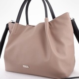 Сумка Саломея 465 норвежский тауп + черный