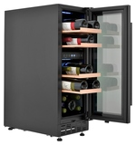 Винный шкаф Zugel ZCWI170DB черный