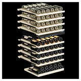Винный шкаф MEYVEL MV99PRO-KBT2 265 л 595х700х1200 мм черный