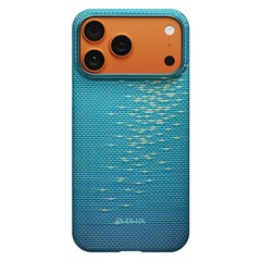 Чехол Pitaka Edge Case для iPhone 17 Pro, Лазурный | Lucid Blue
