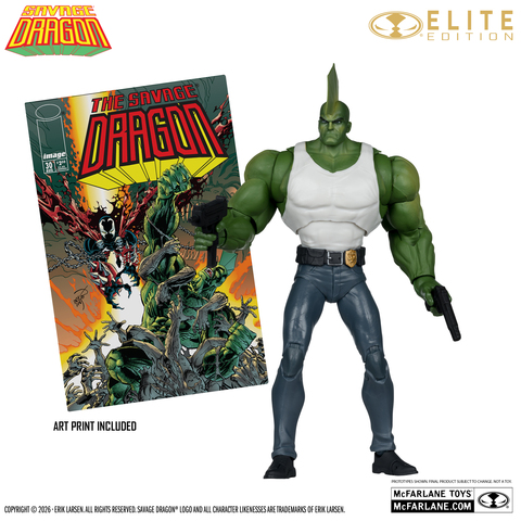Фигурка Дракон из комикса Savage Dragon McFarlane Elite Edition