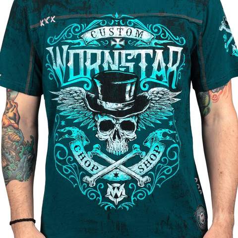 Wornstar | Футболка мужская ELEGANTLY WASTED TEE W010 принт близко