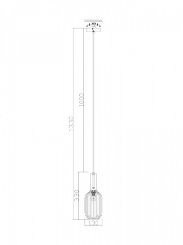 Подвесной светильник Freya Zelma FR8013PL-01AM
