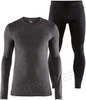 Комплект термобелья Craft Fuseknit Comfort Grey-Black мужской
