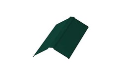 Планка конька плоского 120х120х2000 RAL 6005 (0,45) зеленый