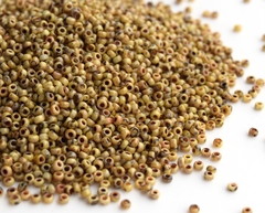 6/0 RR-4512 Opaque Picasso Yellow 6/0