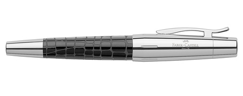 Перьевая ручка Faber-Castell E-motion Resin Croco Black перо F