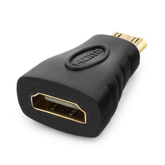 Переходник HDMI - miniHDMI, F/M, Cablexpert, чер, A-HDMI-FC