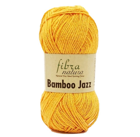 Пряжа Fibra Natura Bamboo Jazz 235 канарейка (уп.10 мотков)