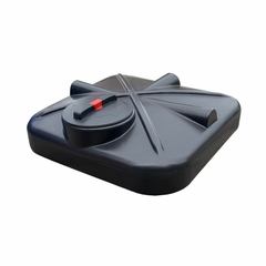 Ёмкость для душа  220л Политим 220 л. прямоугольный (1000x1000x365см;черный) - арт.560735