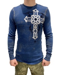 Пуловер  Xtreme Couture DARKER SIDE L/S THERMAL - NAVY
