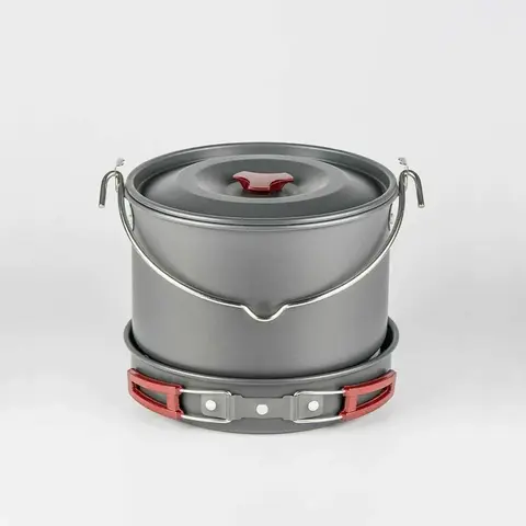 Набор посуды, 3 кастрюли, 1 сковородка, 1 чайник, (6-7 персон) BRS-157