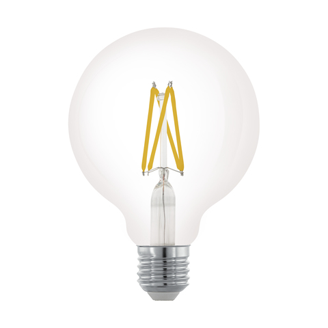 Лампа LED филаментная диммир. прозрачная Eglo CLEAR LM-LED-E27 6W 806Lm 2700K G95 11703
