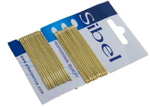 Невидимки 940015052 гладкие белые 50мм 24шт (Sibel)