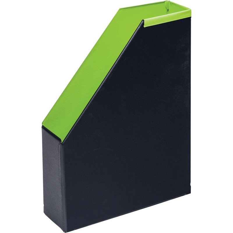 Вертикальный накопитель Bantex Модерн картонный зеленый ширина 70 мм
