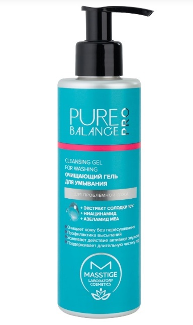 Masstige PURE BALANCE PRO Гель для умывания Очищающий 200мл