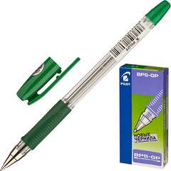 Ручка шариковая Pilot BPS-GP-F зеленая (толщина линии 0.3 мм)