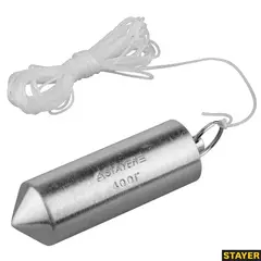 STAYER 5 м, 300 г, строительный отвес со шнуром (0635-30) (6 штук)