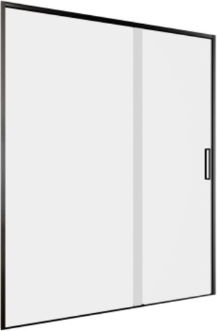 Aquanet AE65-N150-BT Pleasure Evo, Дверь в нишу 1500 мм, черн.анод./прозр. Easy Clean (312543)