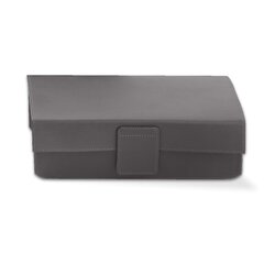 Decor Walther 0938693 Decor Walther NAPPA UTBD  Многоцелевая коробка с крышкой - Натуральная кожа NAPPA дымчато-сер фото