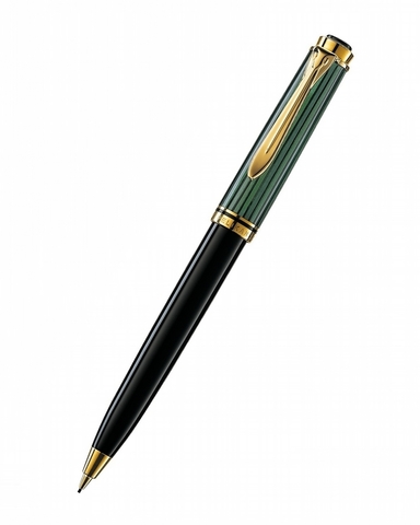 Карандаш механический Pelikan Souverän® D 300, Black & Green GT  (903039)