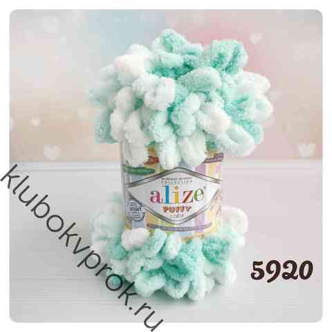 ALIZE PUFFY COLOR 5920, Мультиколор