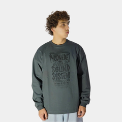 YOONEDE лонгслив "YND SS" (тёмно-сер.)