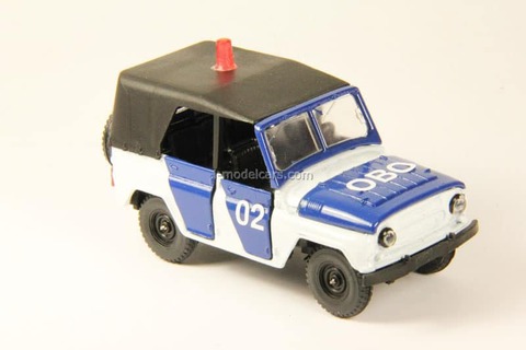UAZ-469 OVO private security (white/blue) Agat Mossar Tantal 1:43