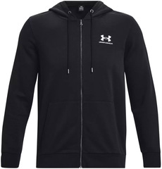 Толстовка Under Armour Essential Fleece Fz Hood черная - 2