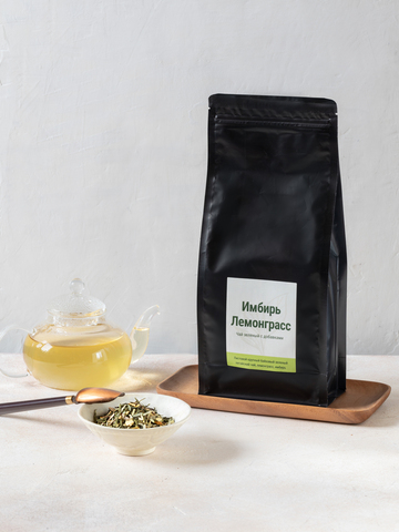 Чай зеленый - Имбирь и Лемонграсс - пакет 500 гр