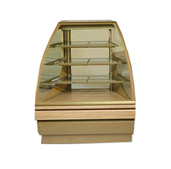 Витрина нейтральная угловая NORPE (Viessmann) SAGA EA-45-W дуб