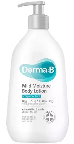 DermaB Mild Moisture Body Lotion 400 ml