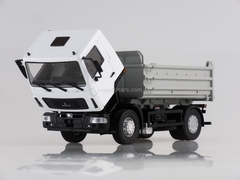 MAZ-5550 tipper restyling white-gray 1:43 AutoHistory