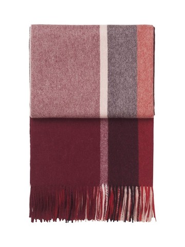 Плед 130х200 Elvang Manhattan Bordeaux-Red