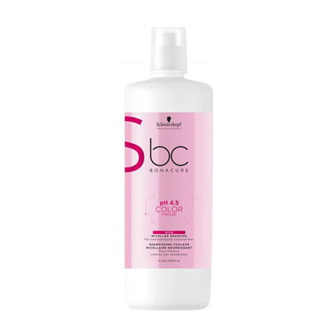 Schwarzkopf BC Bonacure pH 4.5 Color Freeze Micellar Rich Shampoo - Обогащенный мицеллярный шампунь