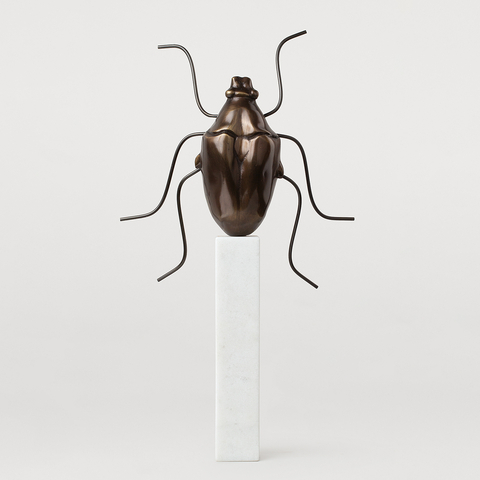 СТАТУЭТКА INSECTO ESCARABAJO MARRON