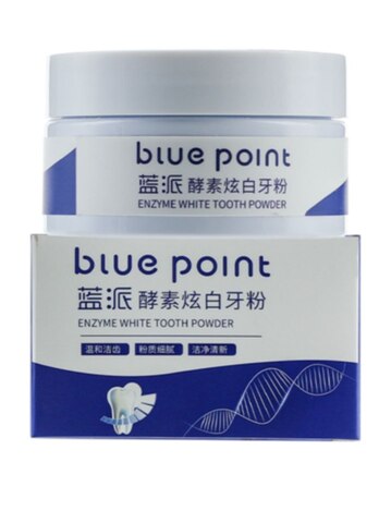 (1 PV) BLUE POINT Энзимный отбеливающий зубной порошок 50г