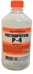 Растворитель Р-4 (НХП) ПЭТ 0,5л ГОСТ (уп.-25шт)(1200)