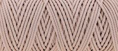 White our polyester cord 5 mm