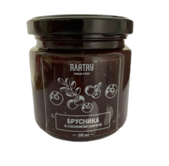 Брусника в сосновом сиропе.