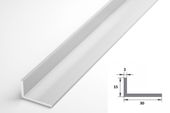 Профиль уголок Лука 30*15*2 Уп 19.2000.500 без окраса