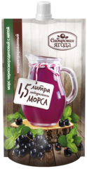 Черносмородиновый концентрированный морс с мятой / 200 мл / дой-пак / Сибирская ягода