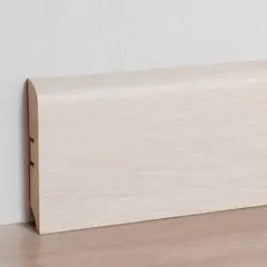 Плинтус МДФ Smartprofile Strong 80М П12 Дуб Филадельфия светлый 16x80х2400 мм