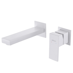 Abber AF8212W Смеситель Abber Daheim AF8212W для раковины скрытого монтажа, белый матовый фото