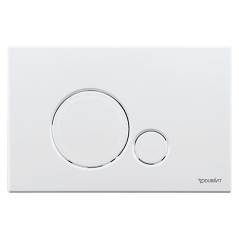 Duravit WD5010011000/WF5120011010 Клавиша смыва, Duravit, DuraSystem, для унитаза, шгв 230*6,5*150,5, цвет-белый