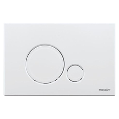 Duravit WD5010011000/WF5120011010 Клавиша смыва, Duravit, DuraSystem, для унитаза, шгв 230*6,5*150,5, цвет-белый фото