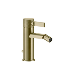 Gessi 58007#727 Gessi INCISO Смеситель для биде на 1 отверстие с донным клапаном Цвет: brushed brass pvd фото