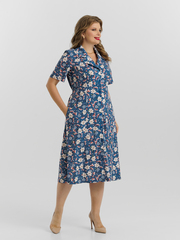 4536 Халат на пуговицах