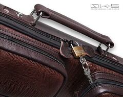 Кейс QK-S Captain 2x2 коричневый аллигатор